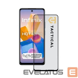 Protective glass Tactical - Tactical Glass Shield 5D for Infinix Hot 40 Pro Black 