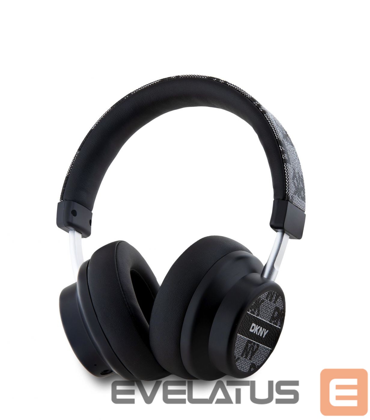 Converter DKNY - DKNY PU Leather Checkered Pattern Wireless Headphone Black