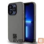 Back panel cover DKNY - DKNY PU Leather Stack Logo Magsafe Case for iPhone 15 Pro Max Grey 