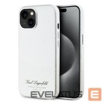Back panel cover Karl Lagerfeld - Karl Lagerfeld Grained PU Hotel RSG Case for iPhone 15 Grey 