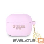 Headphone case Guess Apple Airpods 3 Charms Silicone Case Purple