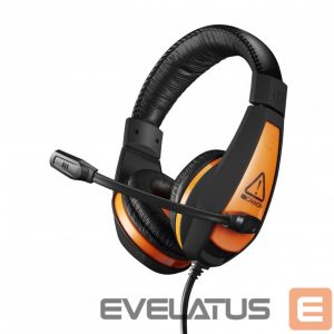 Headphone with microphone Canyon  Gaming headset 3.5mm jack with adjustable microphone and volume control Black Orange