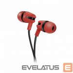 Wired headphones Canyon  SEP-4 Stereo earphone with microphone 3.5 mm Red