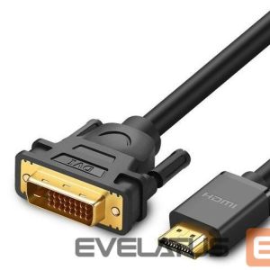 Converter iLike  Ugreen cable HDMI - DVI 4K 60Hz 30AWG cable 1m Black