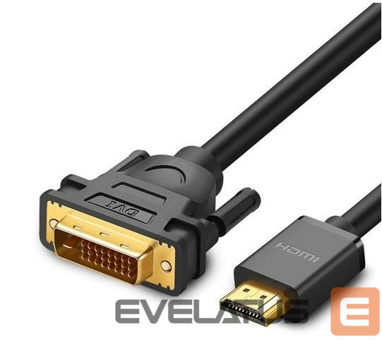 Converter iLike Ugreen cable HDMI - DVI 4K 60Hz 30AWG cable 1m Black