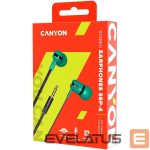 Wired headphones Canyon  SEP-4 Stereo earphone with microphone 1.2m flat cabl 