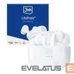 Wireless headphones 3MK  LifePods Protection Bluetooth 5.3 ANC technology White