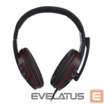 Wired headphones Gembird  MHS-U-001 USB headphones USB, Glossy black, Built-in microphone 