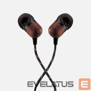 Wired headphones Marley  Earbuds Smile Jamaica 3.5 mm, Signature Black, Built-in microphone 