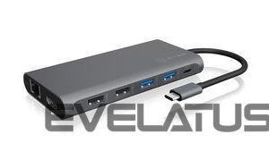 Other goods Raidsonic  12-in-1 USB Type-C dock with PD 100W BOX IB-DK4050-CPD 2xUSB 3.0 Type-A, 2xUSB 2.0 Type-A, 1xUSB 3.0 Type-C, 1xLAN RJ45, 2xHDMI, 1xDisplayPort 