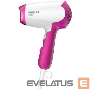 Hair dryer Philips  Hair Dryer BHD003/00 1400 W, Number of temperature settings 2, White/Pink 