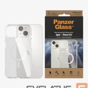 Back panel cover PanzerGlass - HardCase MagSafe Compatible Back protection, Apple, iPhone 14/13, 100% Recycled Polyurethane (TPU), Clear 