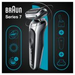 Razor Braun  Shaver 71-S7200cc	 Operating time (max) 50 min, Wet & Dry, Silver/Black 