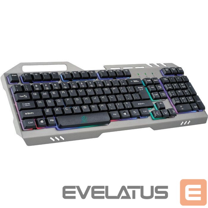 Computer keyboard Rebeltec Universal Gaming Keyboard Discovery Metal Grey