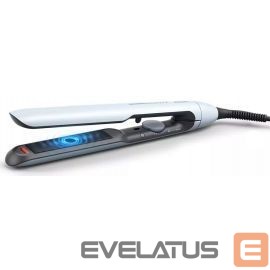 Hair straightener Philips  Hair Straitghtener BHS520/00 Ceramic heating system, Ionic function, Display LED, Temperature (max) 230 °C, Number of heating levels 12, Pale Blue 