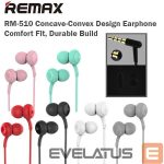 Wired headphones Remax Universal Earphone RM-510 Universal 3,5mm White