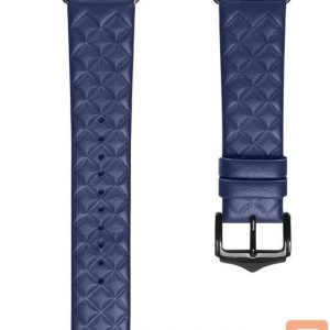 Strap Dux Ducis  trap Leather Watch 7 Band 7/6/5/4/3/2 / SE (45/44 / 42mm) Wristband Bracelet Genuine Leather Bracelet Blue