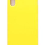 Back panel cover Evelatus Apple iPhone Xs Premium Soft Touch Silicone Case Light Yellow