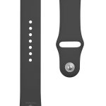 Strap Tactical Apple Watch 42/44/45mm Silicone Strap Black