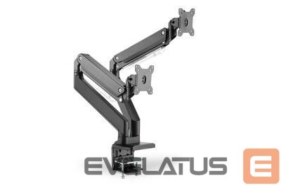 TV bracket Assman electronic DIGITUS Dual Gas Spring Monitor Mount