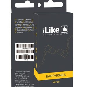 Wired headphones iLike - Earphones IEA01WH 3.5mm White