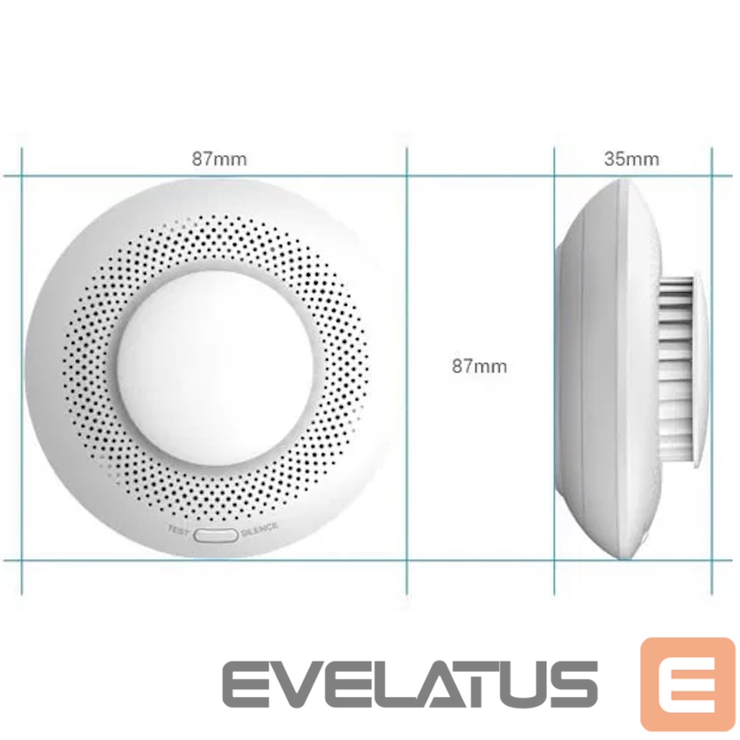 Smart device EZVIZ CST4C Wireless Smoke Sensor, White
