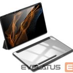 Book case Dux Ducis  Toby Armored Flip Smart Case Galaxy Tab S8 Ultra with Stylus Holder Black