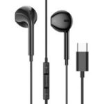Wired headphones Borofone  BM80 MAGNIFICENT HEADPHONES WITH MICROPHONE TYPE C Black
