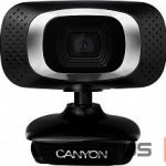Video camera Canyon  Webcam 720P HD with USB2.0 connector 360 Black