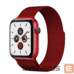 Strap iLike  Magnetic Strap Watch 7 45mm Magnetic Wristband Bracelet Bangle Red
