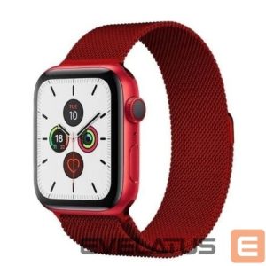 Strap iLike  Magnetic Strap Watch 7 45mm Magnetic Wristband Bracelet Bangle Red