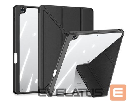 Book case Dux Ducis Magi case for iPad 10.9 2022 (10 gen.) cover with stylus holder smart cover stand Black