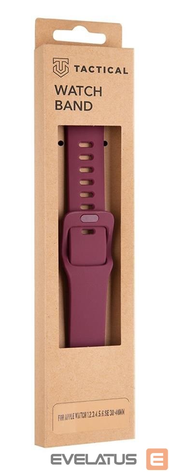 Strap Tactical Apple Watch 38mm / 40mm Silicone Band with Buckle Wine Red