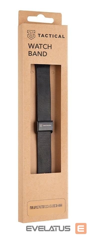 Strap Tactical Apple Watch 38mm / 40mm Loop Slim Stainless Steel Band Black