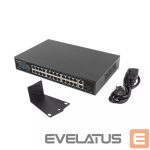 Commutator Lanberg  LANBERG switch PoE+ 24x 1GB 2x SFP 250W 