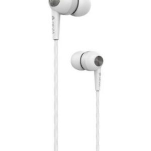 Wired headphones Devia  Wired earphones Kintone jack 3,5mm white White