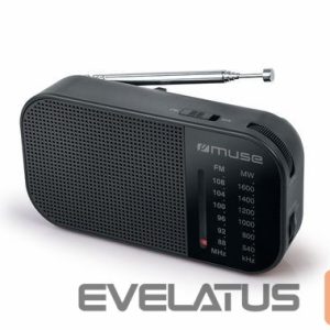 Interactive solution Muse  M-025 R, Portable radio, Black 