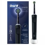 Toothbrush Oral-B  Electric Toothbrush D103 Vitality Pro Rechargeable, For adults, Number of brush heads included 1, Black, Number of teeth brushing modes 3 