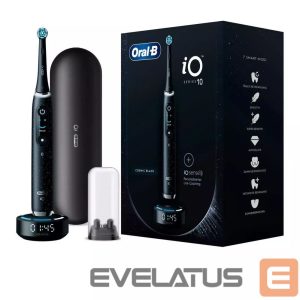 Toothbrush Oral-B  Electric Toothbrush iO Series 10 Rechargeable, For adults, Number of brush heads included 1, Cosmic Black, Number of teeth brushing modes 7 