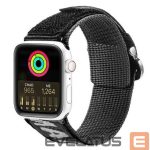 Strap Dux Ducis  Strap (Outdoor Version) Strap for Apple Watch Ultra, SE, 8, 7, 6, 5, 4, 3, 2, 1 (49, 45, 44, 42 mm) Nylon Band Black Silver