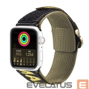 Strap Dux Ducis  Strap (Outdoor Version) strap Apple Watch Ultra, SE, 8, 7, 6, 5, 4, 3, 2, 1 (49, 45, 44, 42 mm) Black Yellow