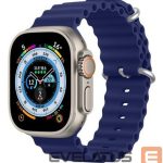Strap Dux Ducis Apple Silicone Strap for Apple Watch 38/40/41/42MM Navy Blue