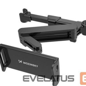 Holders and stands Wozinsky  adjustable tablet or phone headrest holder Black