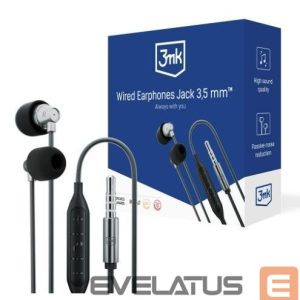 Wired headphones 3MK  Wired Earphones Jack 3,5 mm 