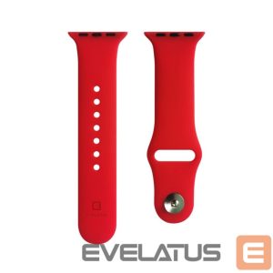 Strap Evelatus  Evelatus Watch 38/40/41mm Silicone Loop Watch Straps (132mm M/L) Red