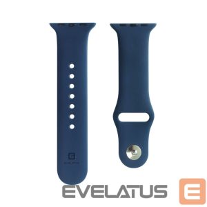 Strap Evelatus  Evelatus Watch 42/44/45mm Silicone Loop Watch Straps (140mm M/L) Blue