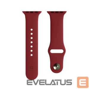 Strap Evelatus  Evelatus Apple Watch 42/44/45mm Silicone Loop Watch Straps (140mm M/L) Plum