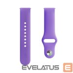 Strap Evelatus  Evelatus Watch 20mm Silicone Loop Watch Straps (130mm M/L) Deep Purple