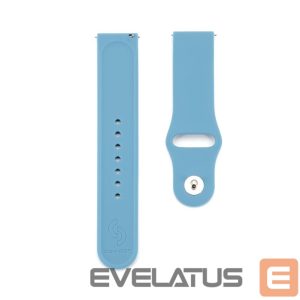 Strap Connect  22mm Silicone Loop Watch Strap (S/M 110mm) Blue
