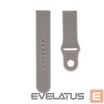 Strap Connect  20mm Silicone Loop Watch Strap (S/M 110mm) Gray